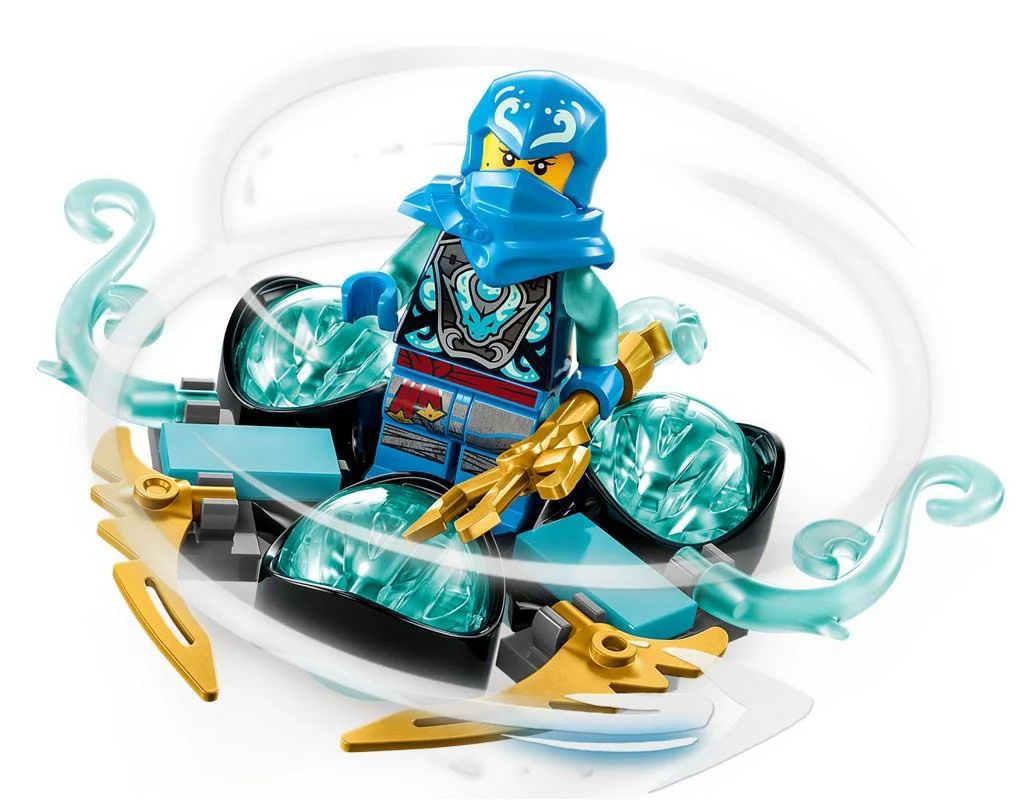 Set de constructie Lego Ninjago Driftul Spinjitzu al Nyei cu puterea dragonului, 57 el.