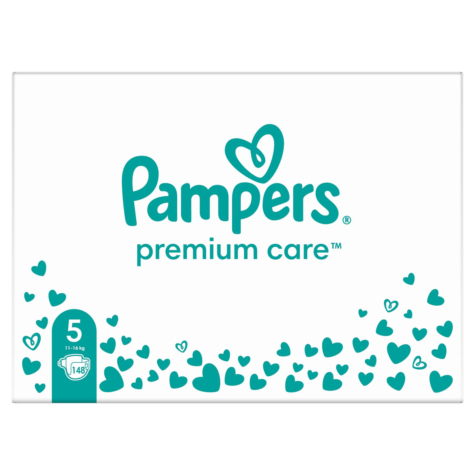 Подгузники Pampers Premium Care 5 XXL Box (11-16 кг), 148 шт.