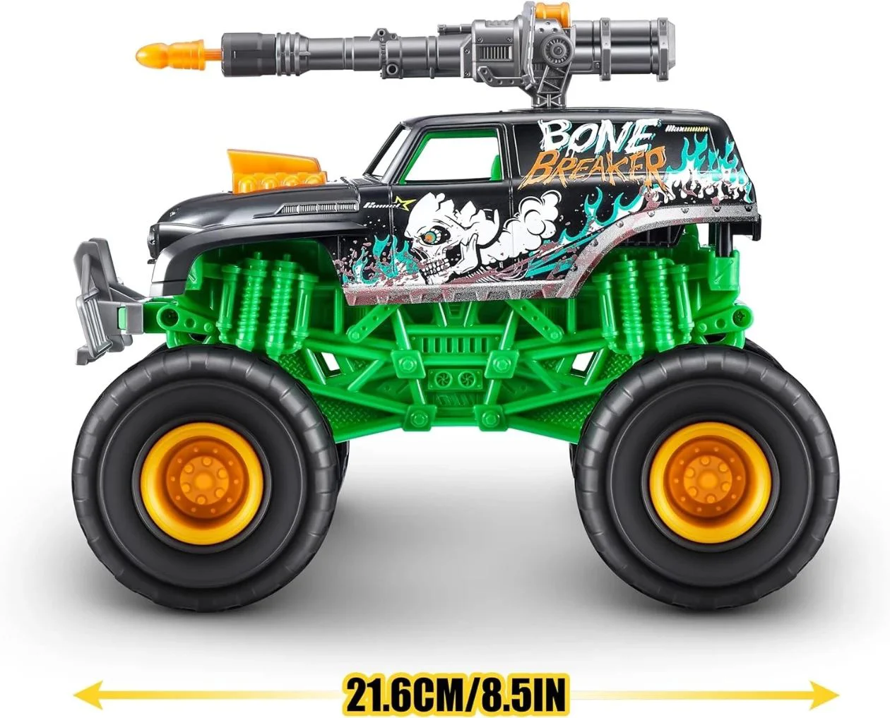 Masinuta Zuru Metal Machines Monster Truck Wars Bone Breaker, 28 cm