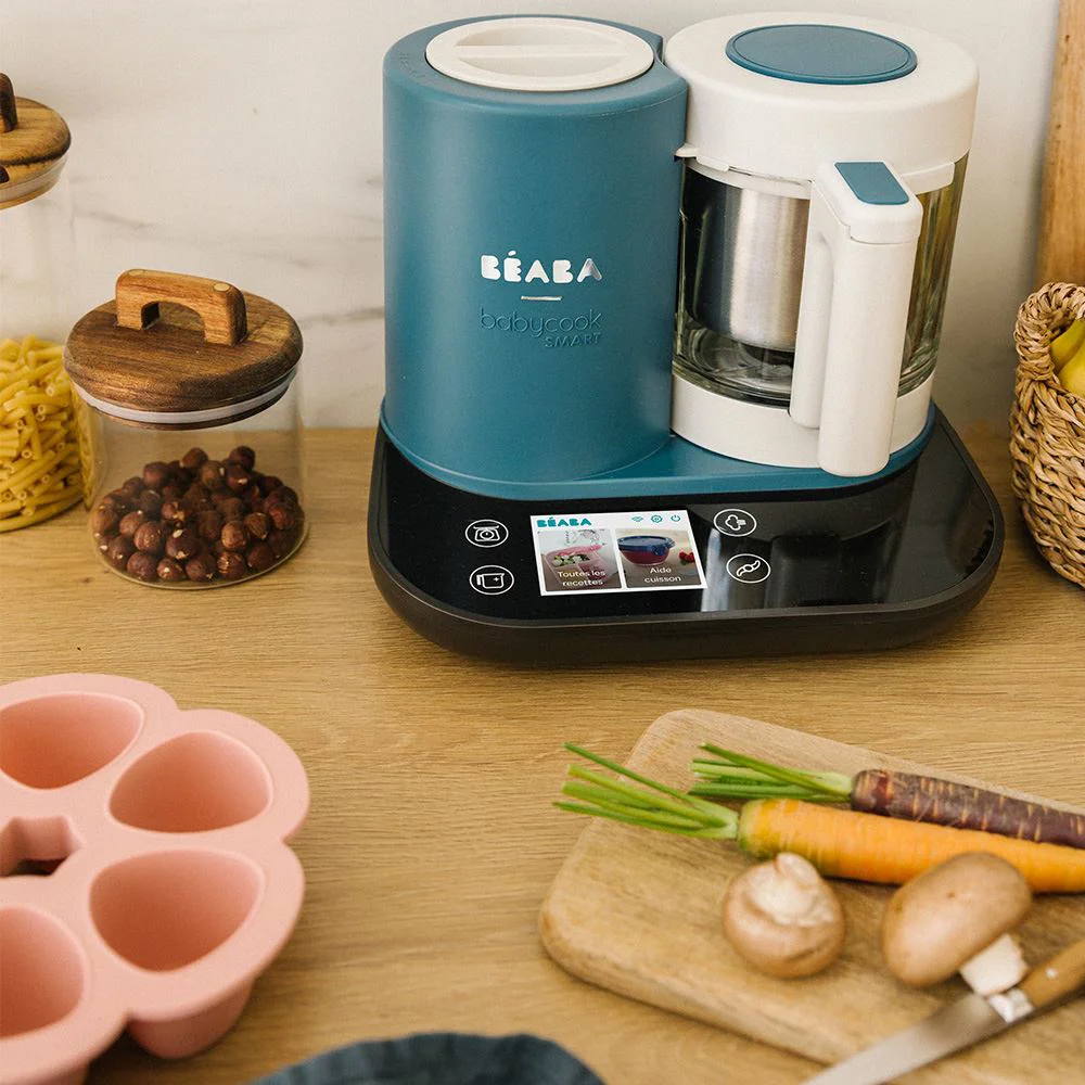 Кухонный робот Beaba Babycook Smart + Wi-Fi Peacock Blue