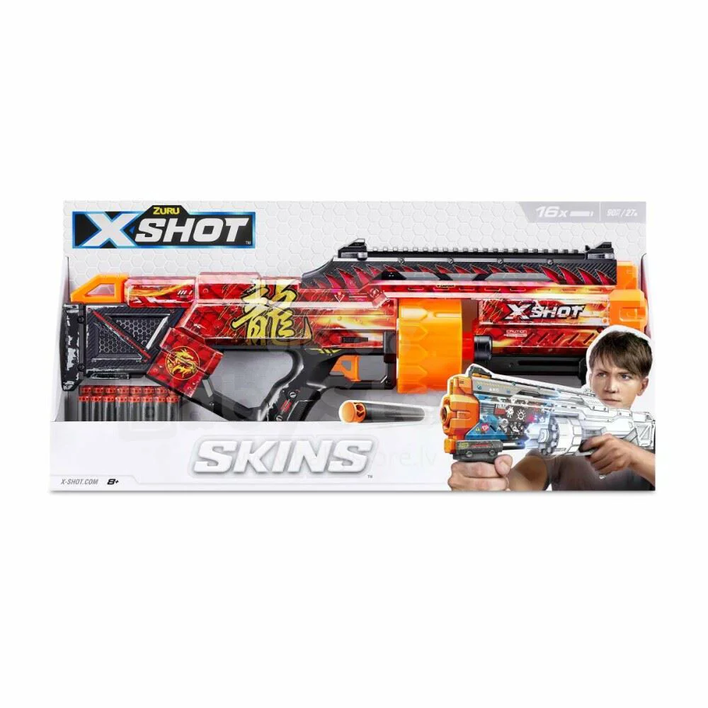 Blaster Zuru X-shot Skins Last Stand, 16 cartuse