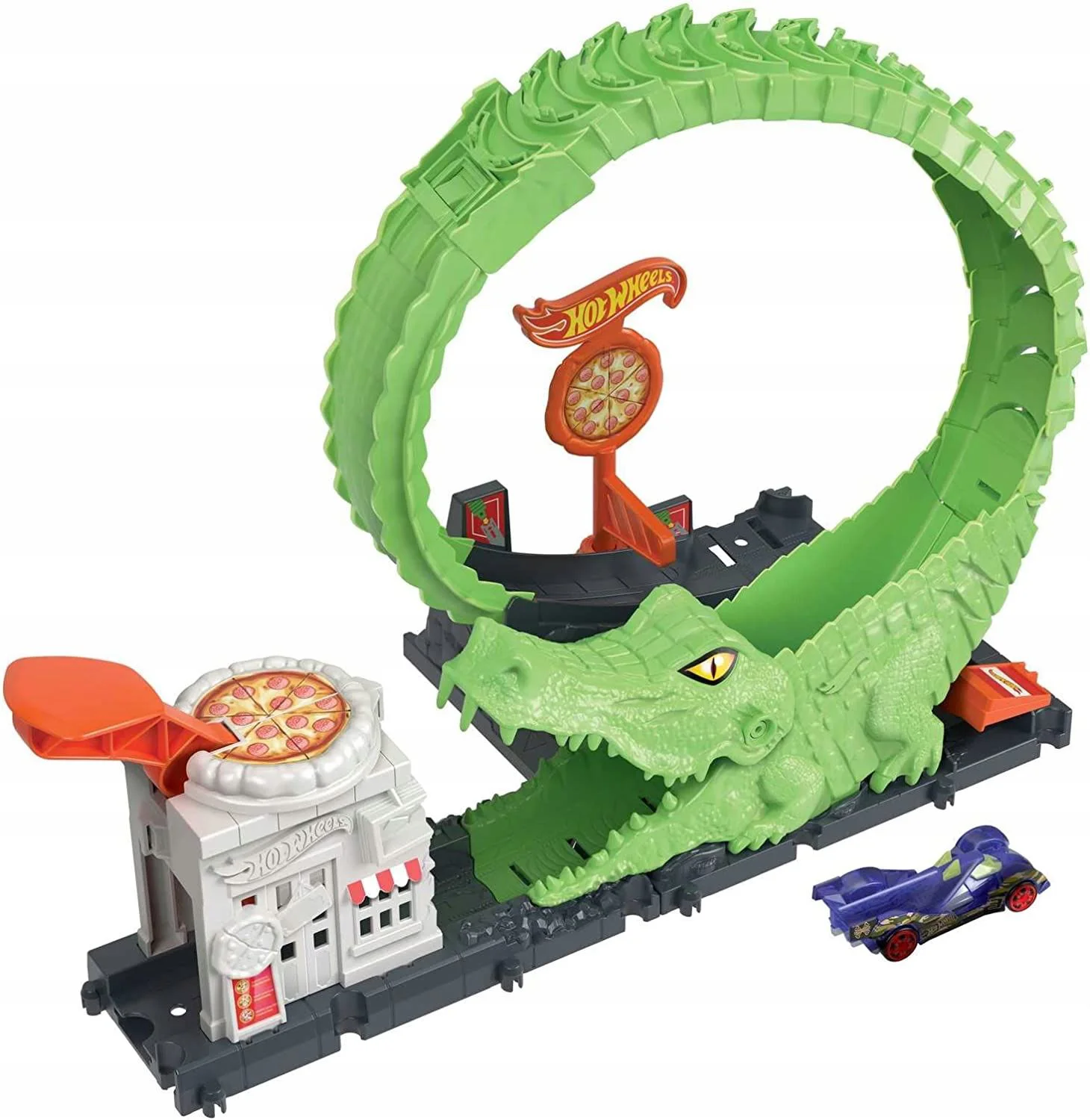 Set de joaca Hot Wheels Capcana crocodilului