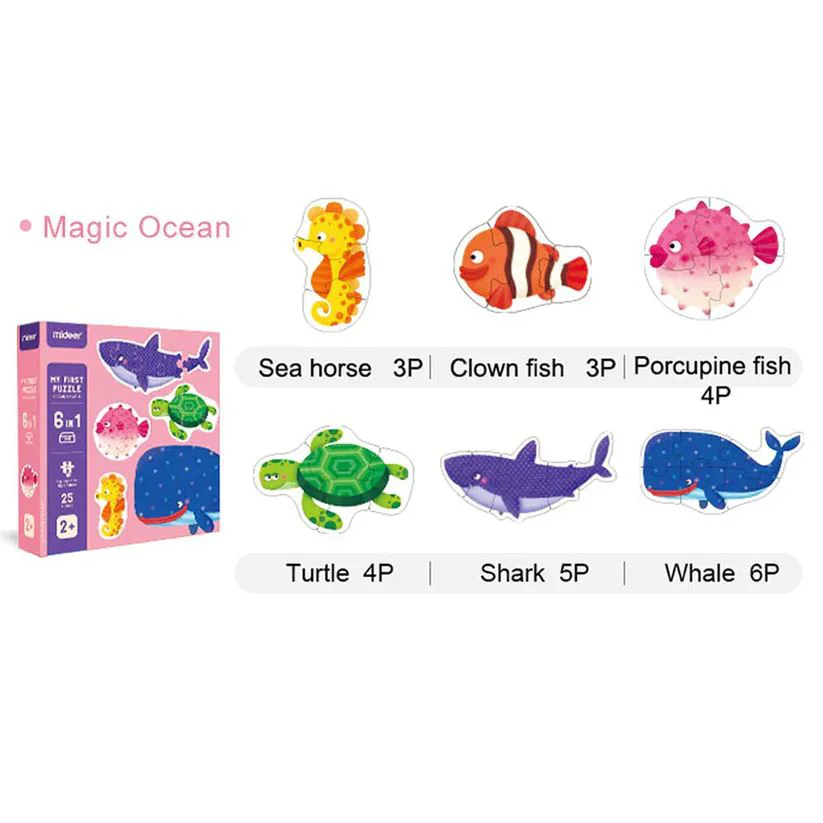 Primul puzzle Mideer Oceanul magic
