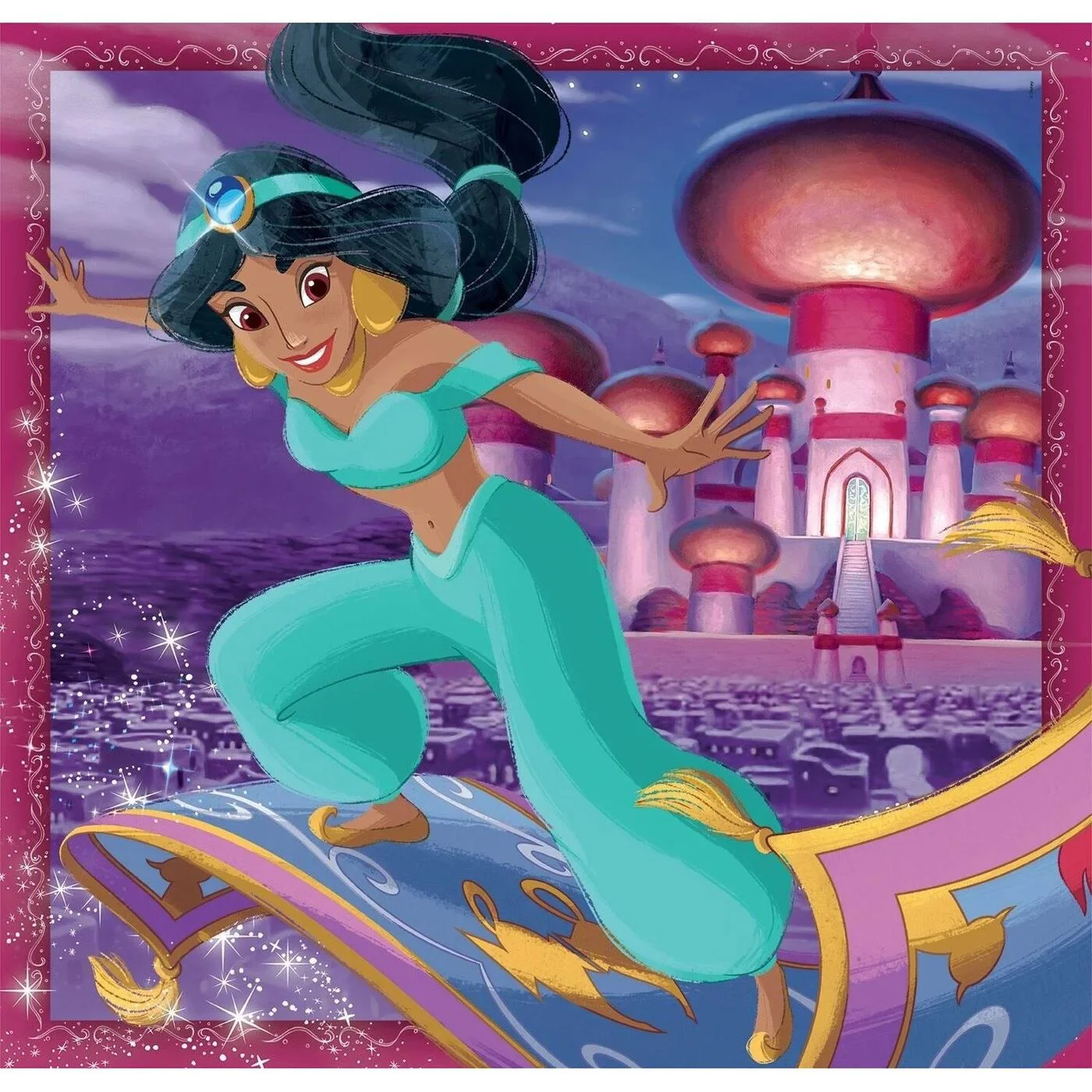 Пазл Clementoni Super Color Princesses, 3х48 деталей