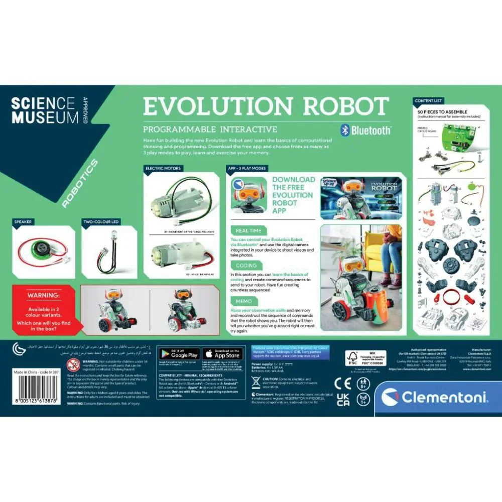 Kit de constructie Clementoni Robot Interactiv