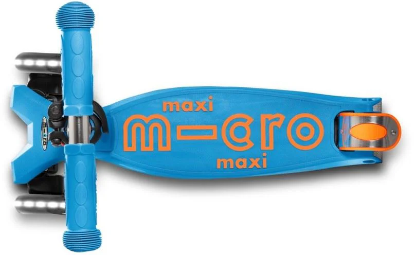 Trotineta Micro Maxi Deluxe LED Carribean Blue