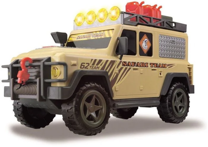 Jeep mare Dickie Safari cu sunet si lumina, 33 cm