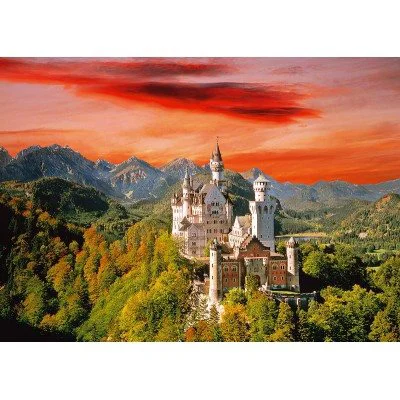 Puzzle Trefl The Neuschwanstein Castle, Bavaria, 2000 piese