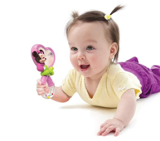 Zornaitoare cu oglinda Clementoni Baby Minnie Mouse