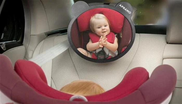 Oglinda auto cu urechiuse Apramo pentru supravegherea bebelusilor