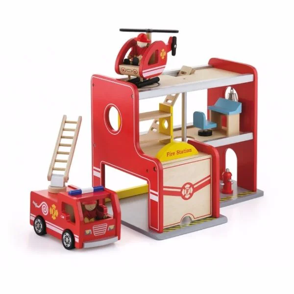 Деревянный игровой набор Viga Toys Fire Station with Accessories