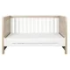 Деревянная кроватка 3 в 1 Tutti Bambini Modena White &amp; Oak