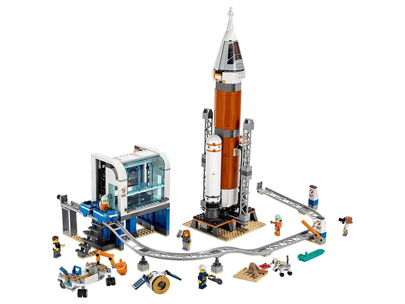Lego City - Ракета для запуска в далекий космос и пульт управления запуском