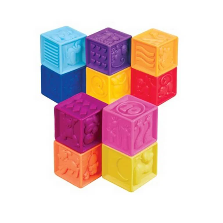 Развивающие силиконовые кубики Battat "Посчитай-ка!"