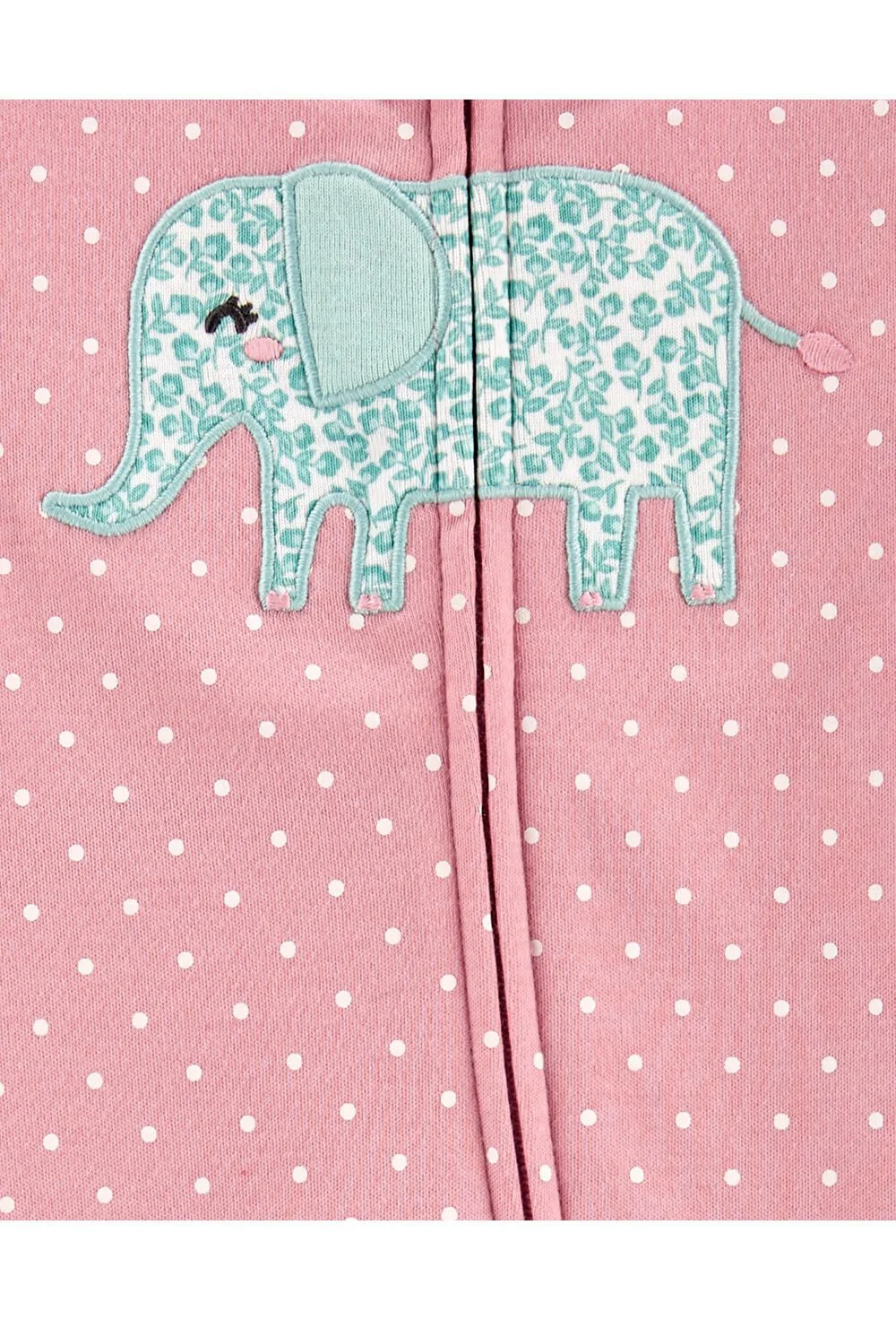 Carter's Pijama cu fermoar reversibil Elefantel