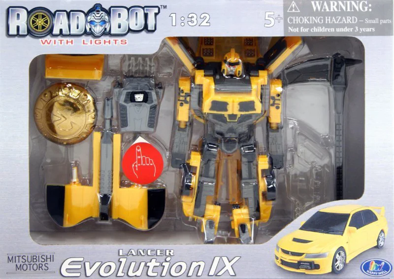 Robot Transformer Roadbot Mitsubishi Lancer Evolution IX (1:32)