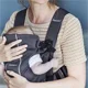 Анатомический мультифункциональный рюкзак-кенгуру BabyBjorn Mini Anthracite, 3D Mesh