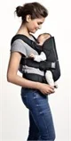Анатомический мультифункциональный рюкзак-кенгуру BabyBjorn One Denim Grey, хлопок