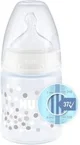Бутылочка пластиковая NUK First Choice Temperature Control с силиконовой соской (0-6 мес.), 150 мл