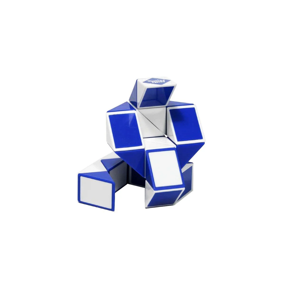 Головоломка Rubiks Змейка (бело-голубая)