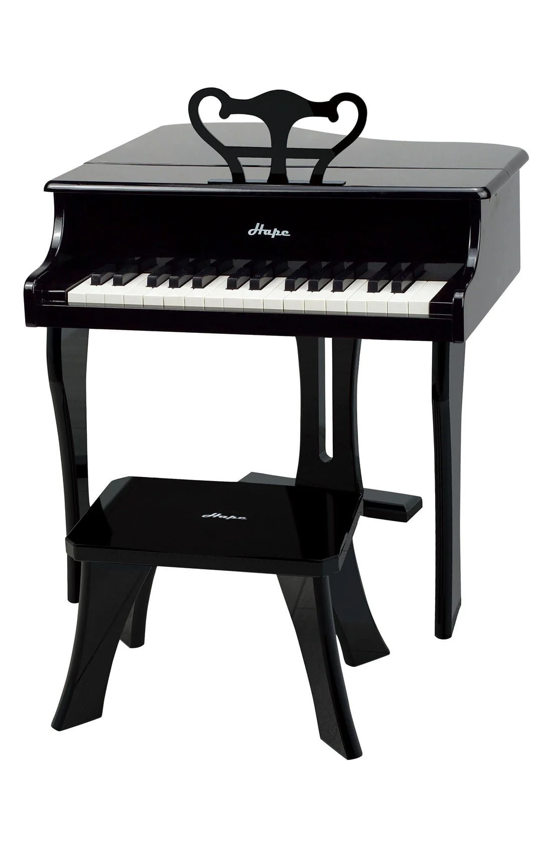 Pian negru "Happy Grand Piano" Hape