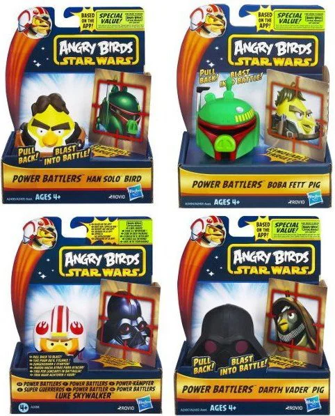 Jucarie cu inertie Angry Birds seria Star Wars Hasbro, sortiment