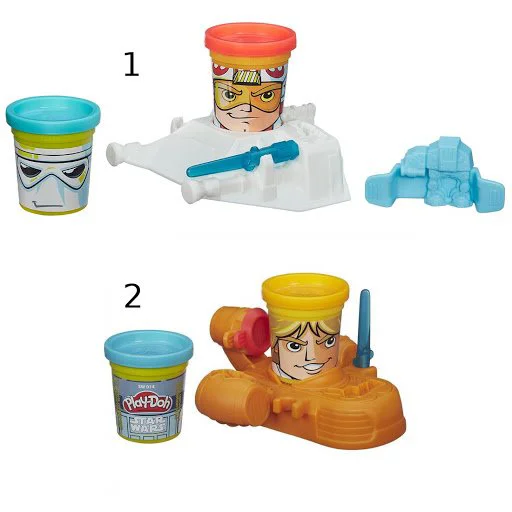 Set plastilina Star Wars Hasbro Play-Doh, 2 cutii si accesorii, sortiment