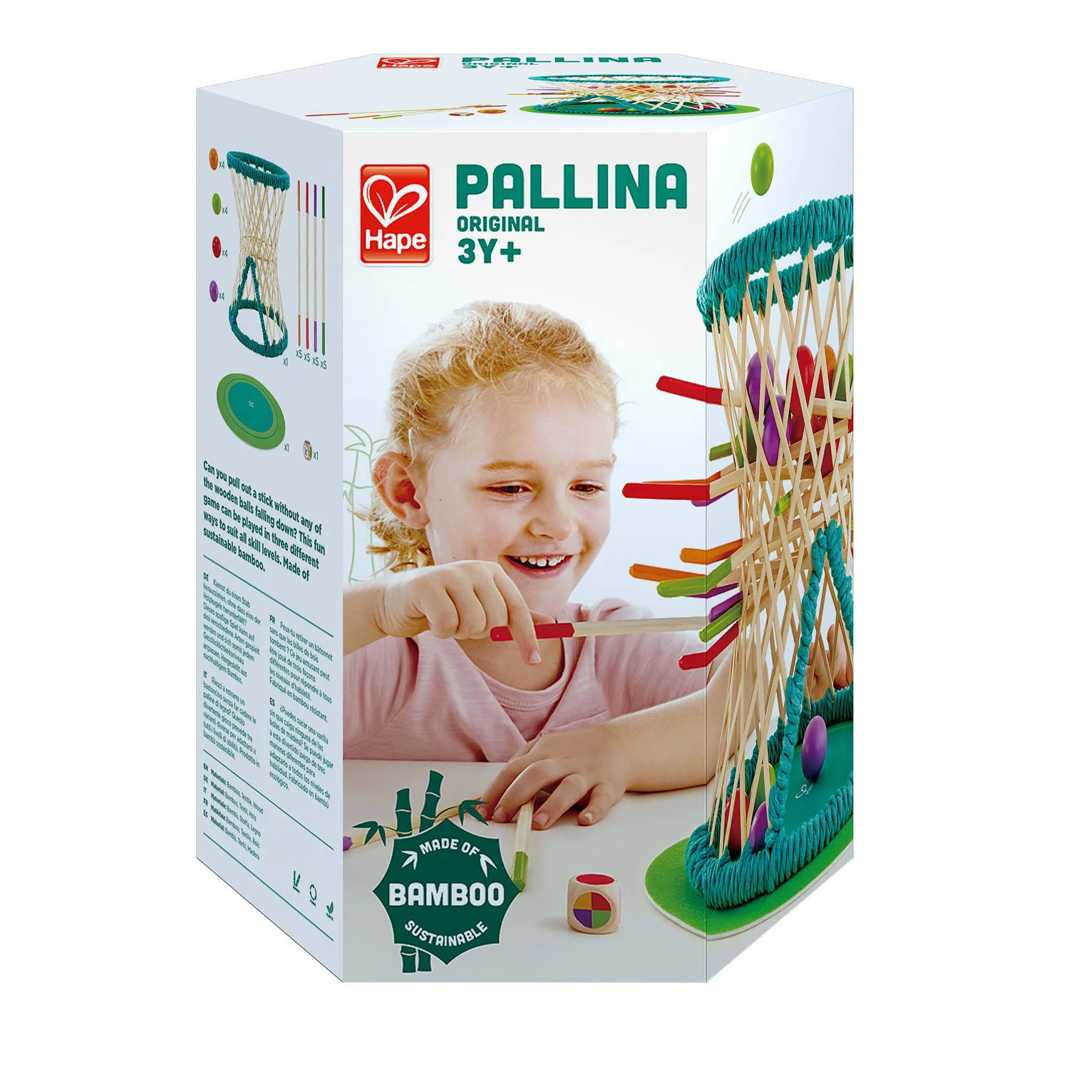 Joc din bambus Hape "Pallina Original"