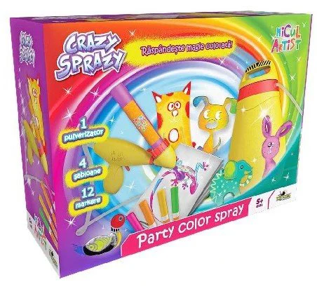 Творческий набор Noriel Crazy Sprazy "Вечеринка с цветным спрейем"