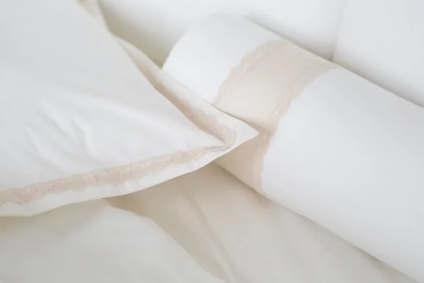 Комплект постельного белья Specialbaby Anie слоновая кость из 3 шт. (Для кроватки 120 * 60 см)