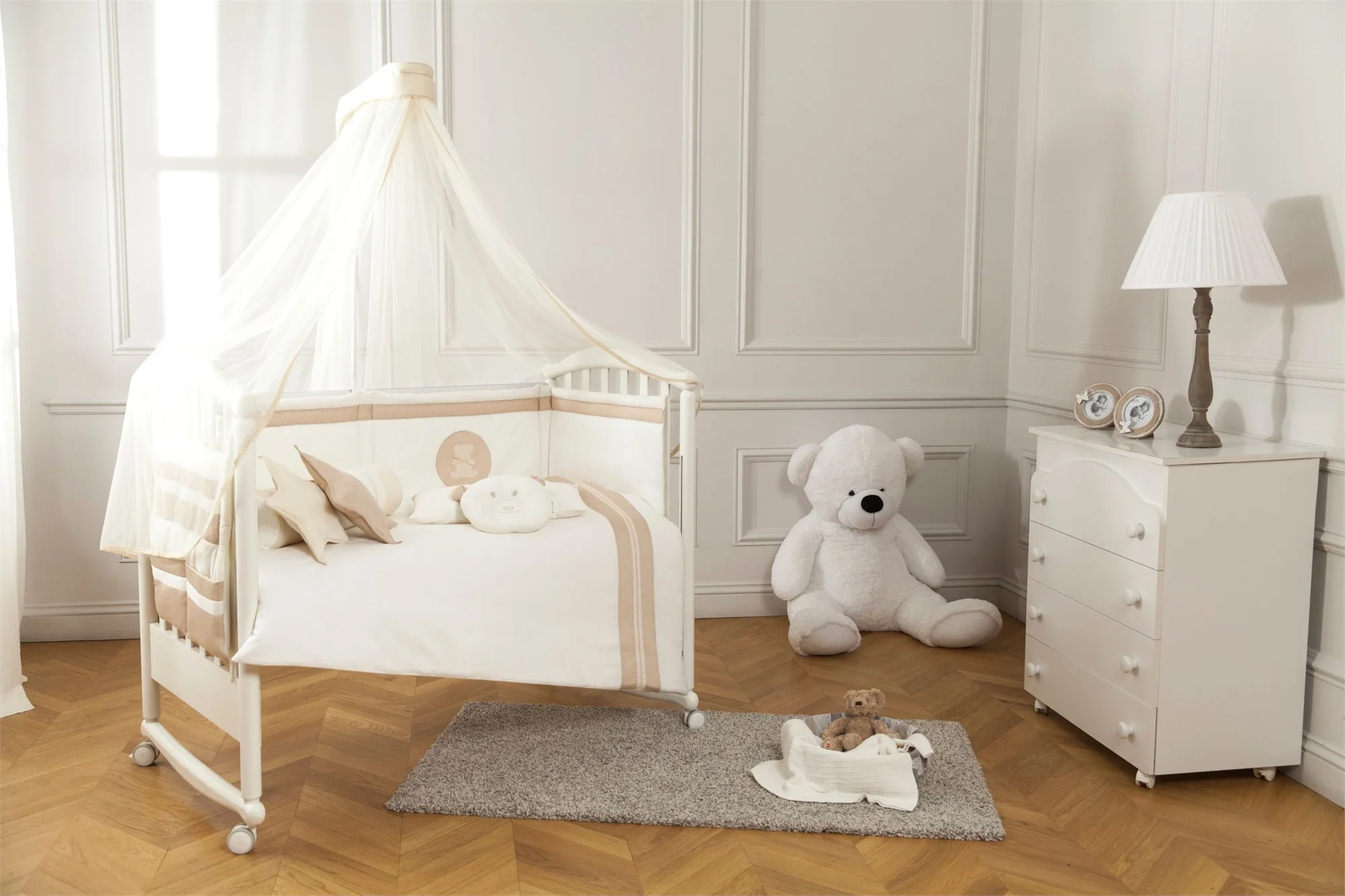 Комплект постельного белья Specialbaby Teddy из 3 предметов (для детской кроватки 120*60см)