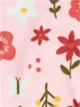 Carter's Комбинезон флисовый с цветочками