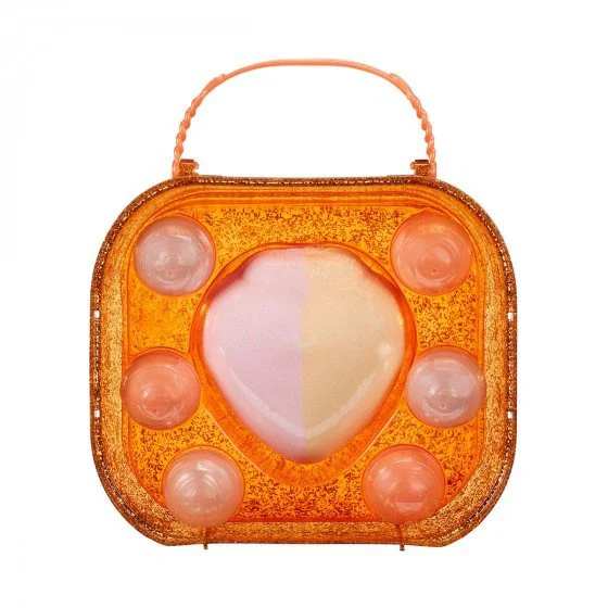 Игровой набор оранжевый чемодан с куклой  L.O.L. Surprise! Серии Color Change Bubbly Surprise