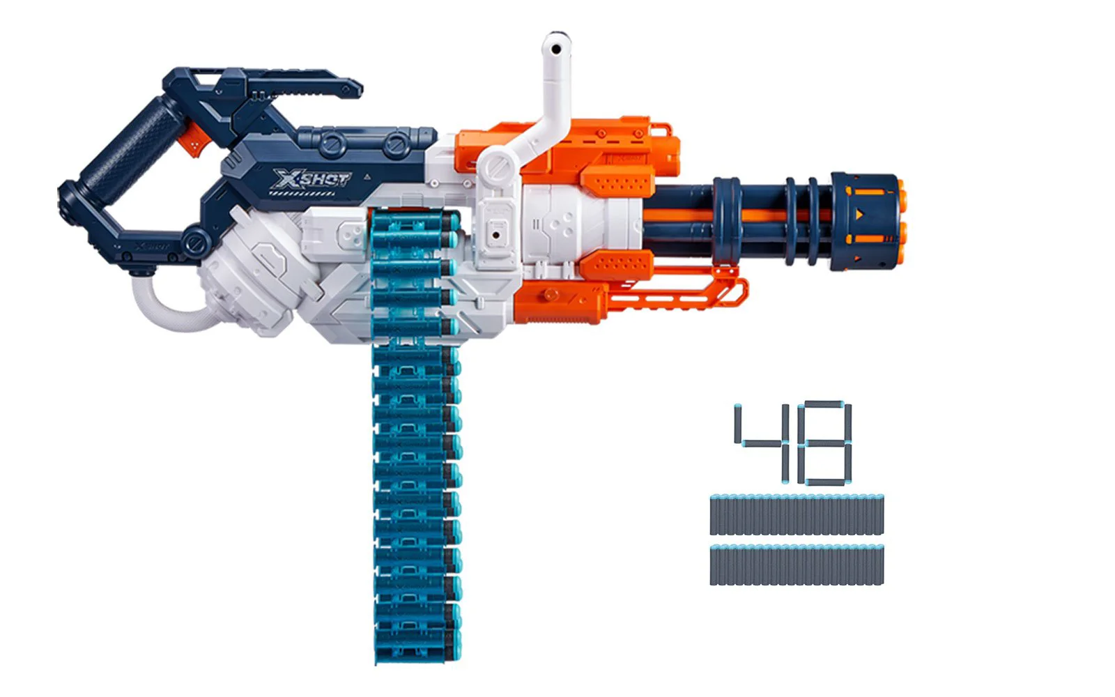 Blaster mitraliera X-Shot Crusher 48 cartuse