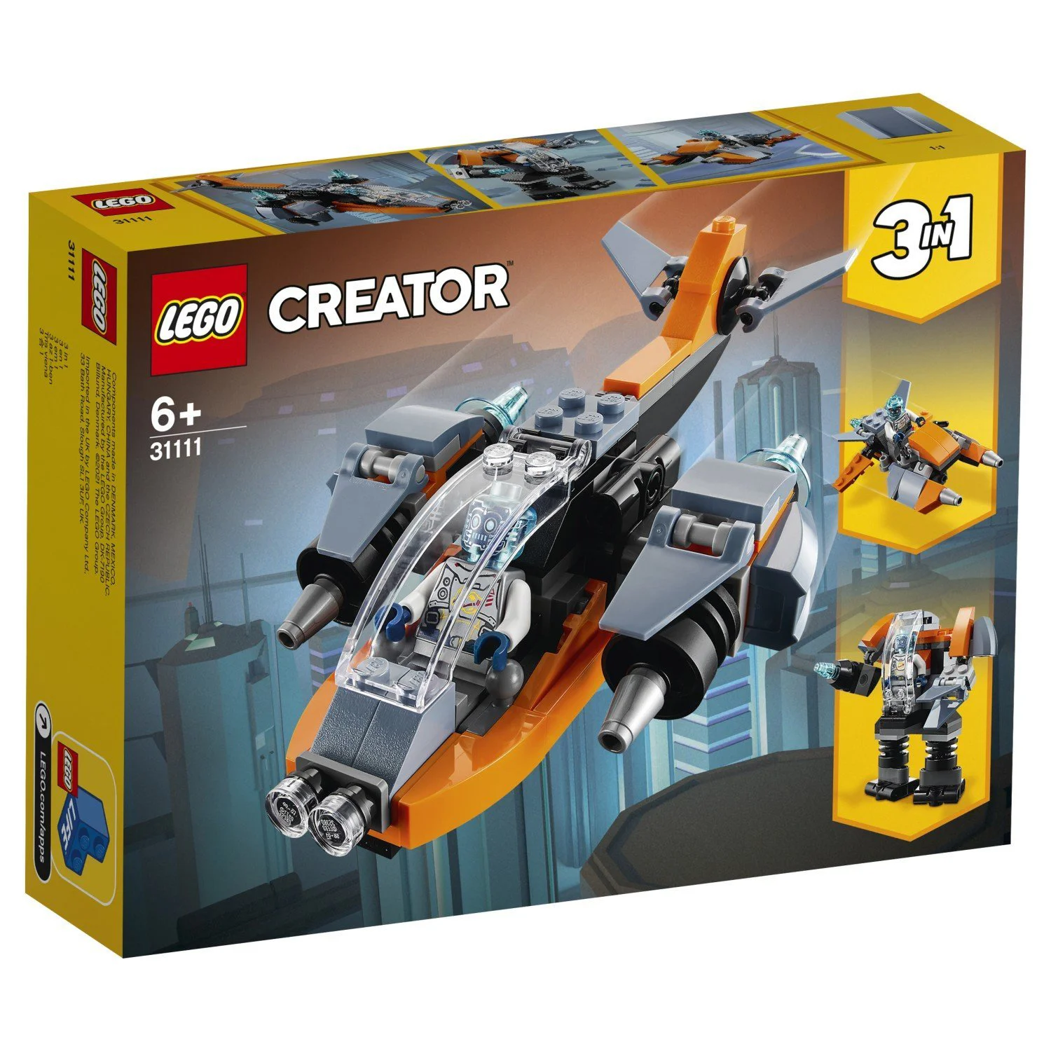 Lego Creator Кибердрон