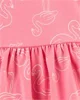 Carter's Set 2 piese Salopeta si rochita Flamingo