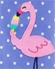 Carter's Pijama cu fermoar Flamingo