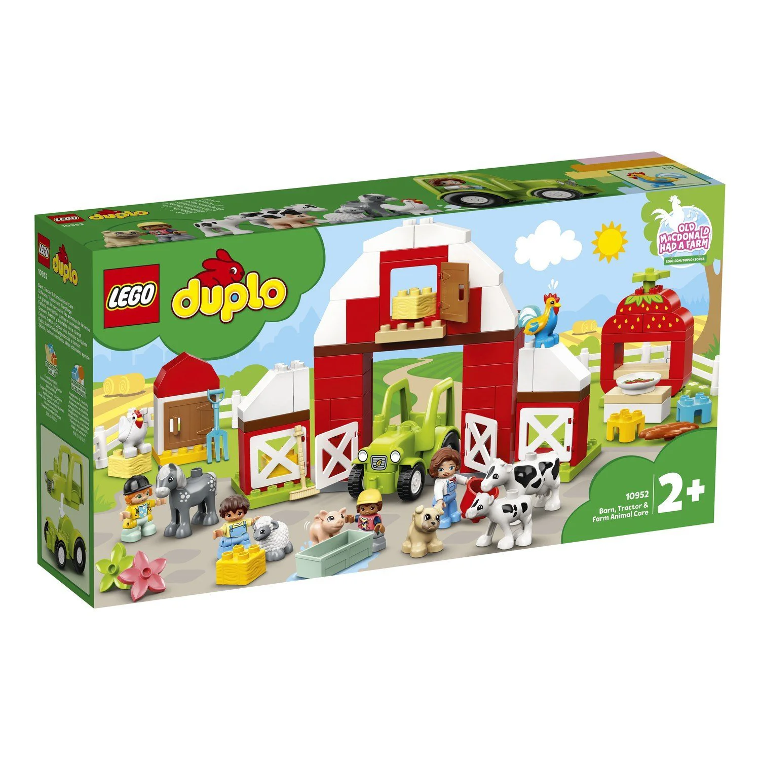 LEGO Duplo Town Фермерский трактор, домик и животные