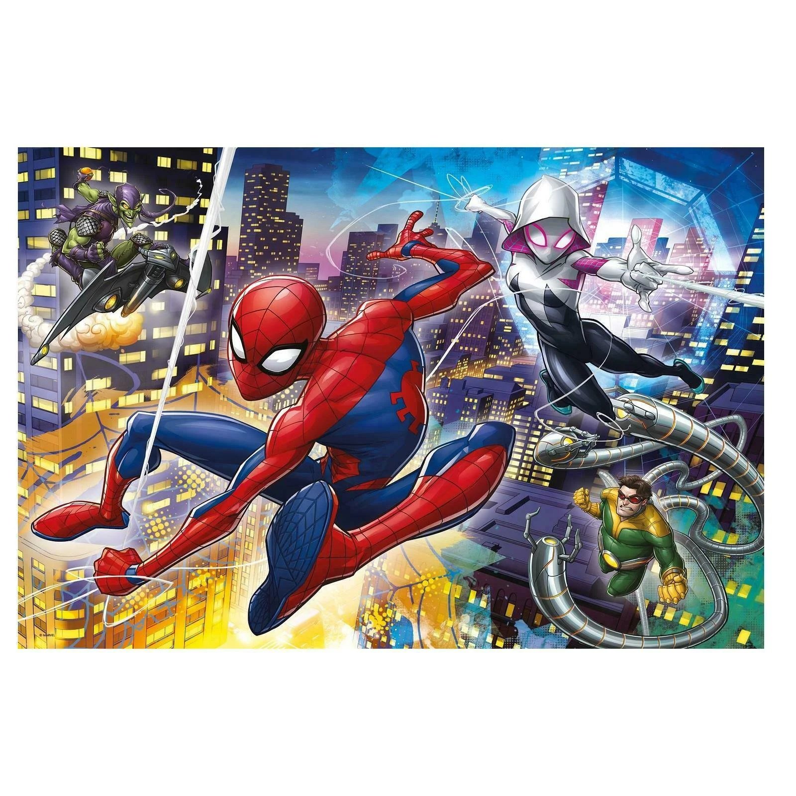 Puzzle Trefl 24 Maxi Fearless Spider-Man, 24 piese