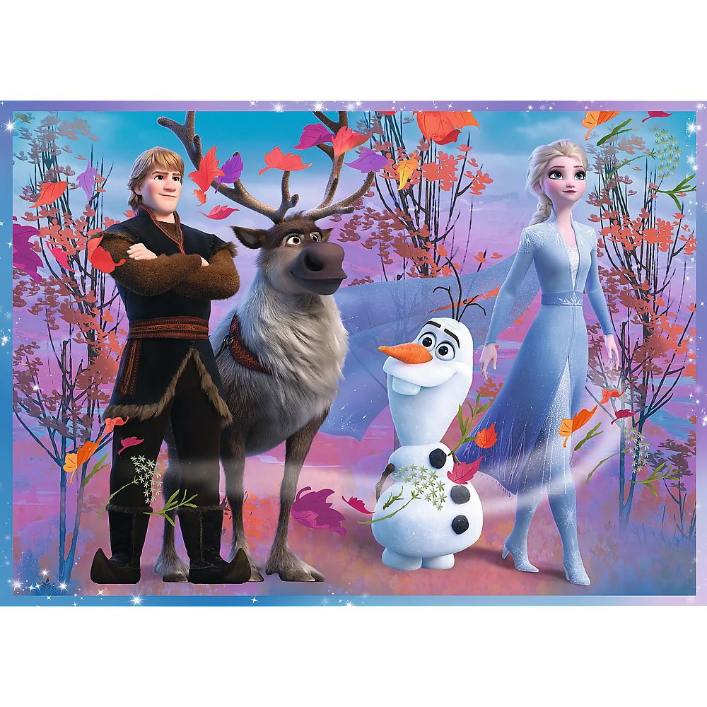 Puzzle Trefl 4in1 / Journey into the unknown / Disney frozen 2, 35/48/54/70 piese