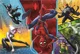 Puzzle Trefl Upside down / Disney Marvel Spiderman, 100 piese