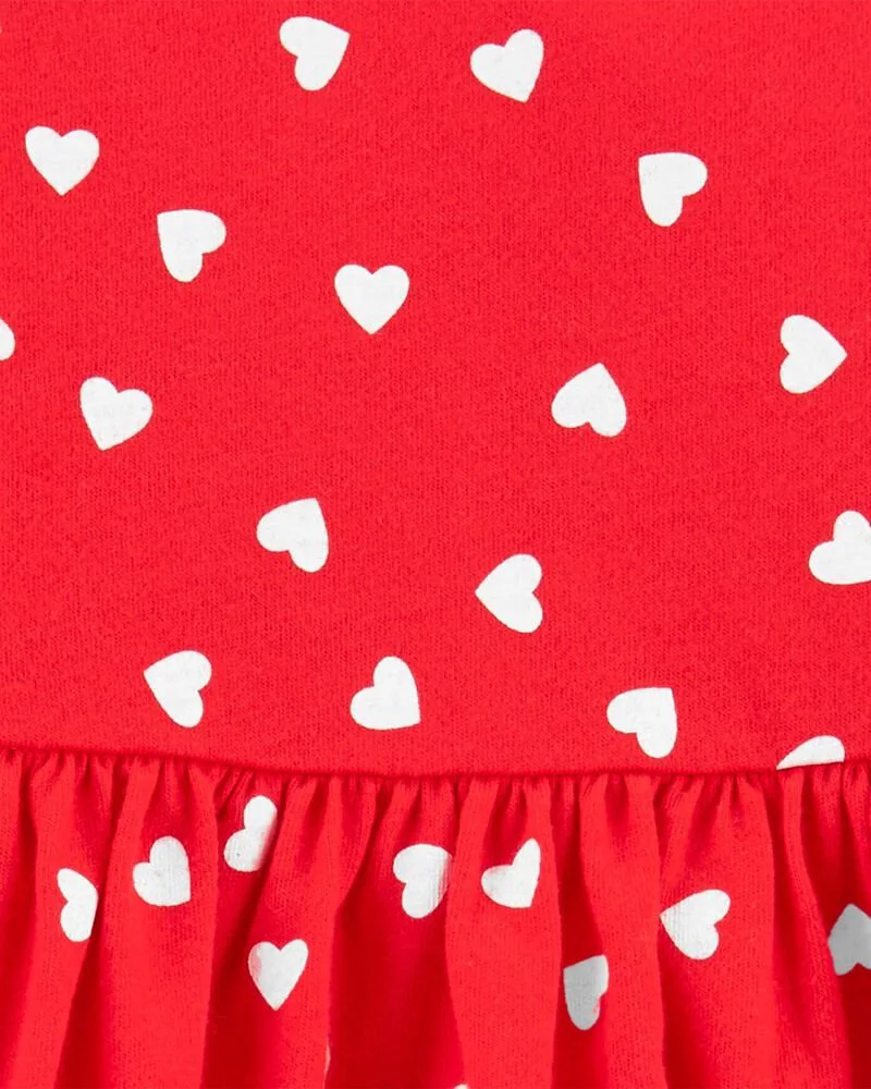 Carter's Комплект 2 в 1 Сердечки - Платье и штаны