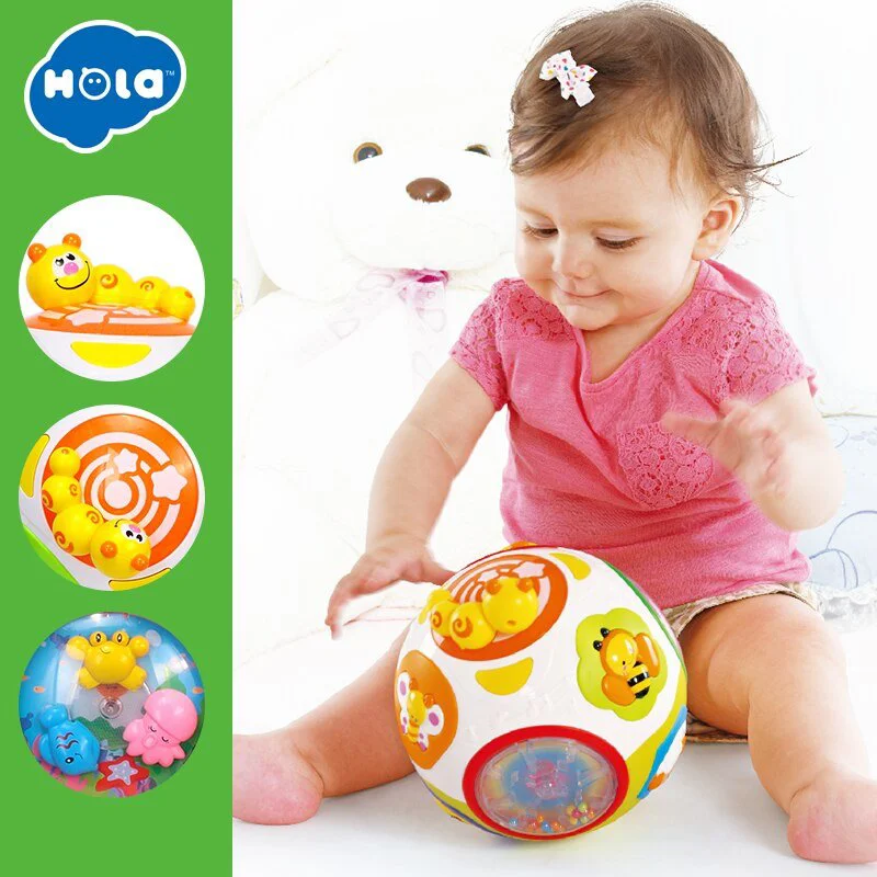 Интерактивная игрушка Hola Toys Счастливый мяч