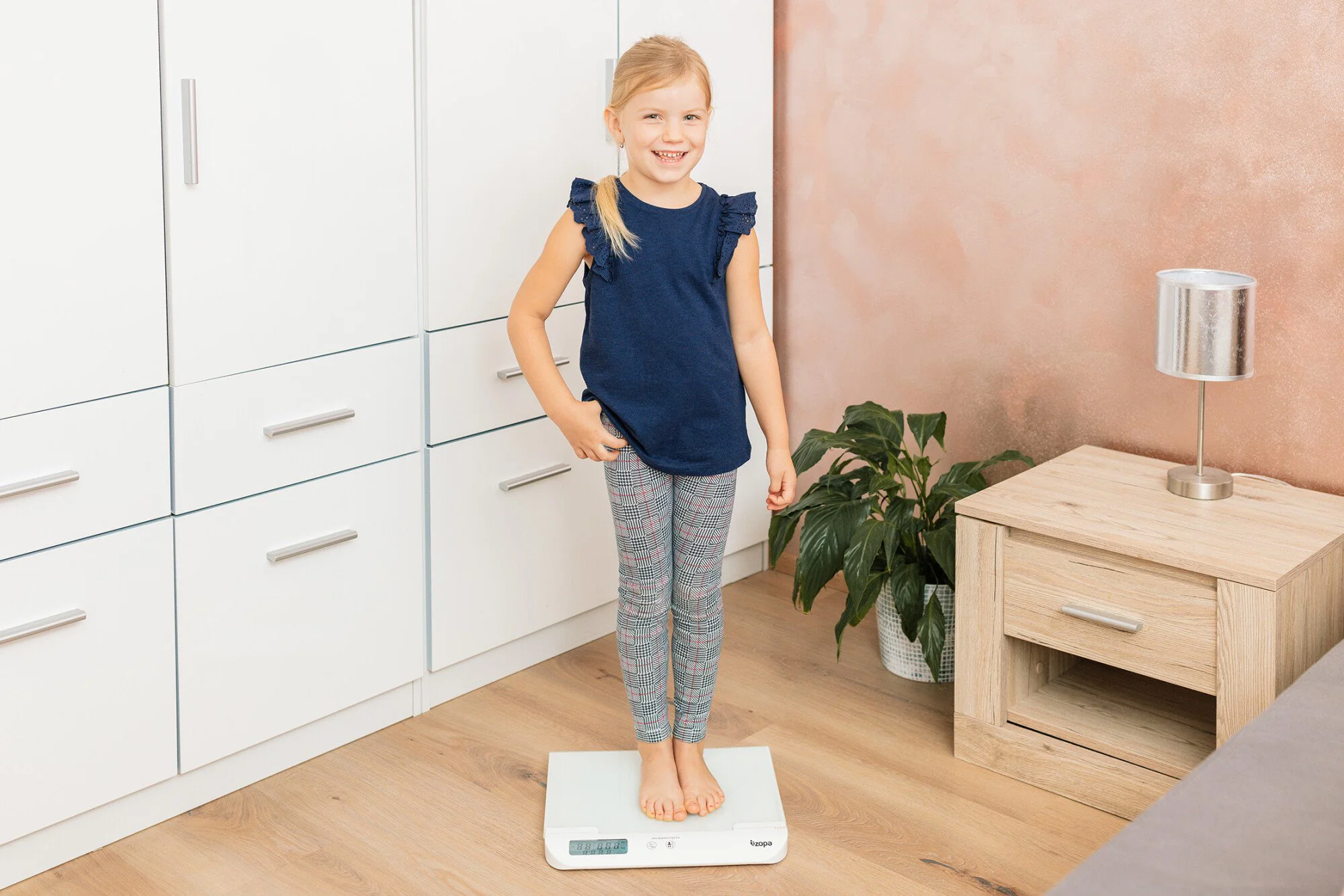 Детские весы ZOPA 2 в 1 для измерения веса и роста