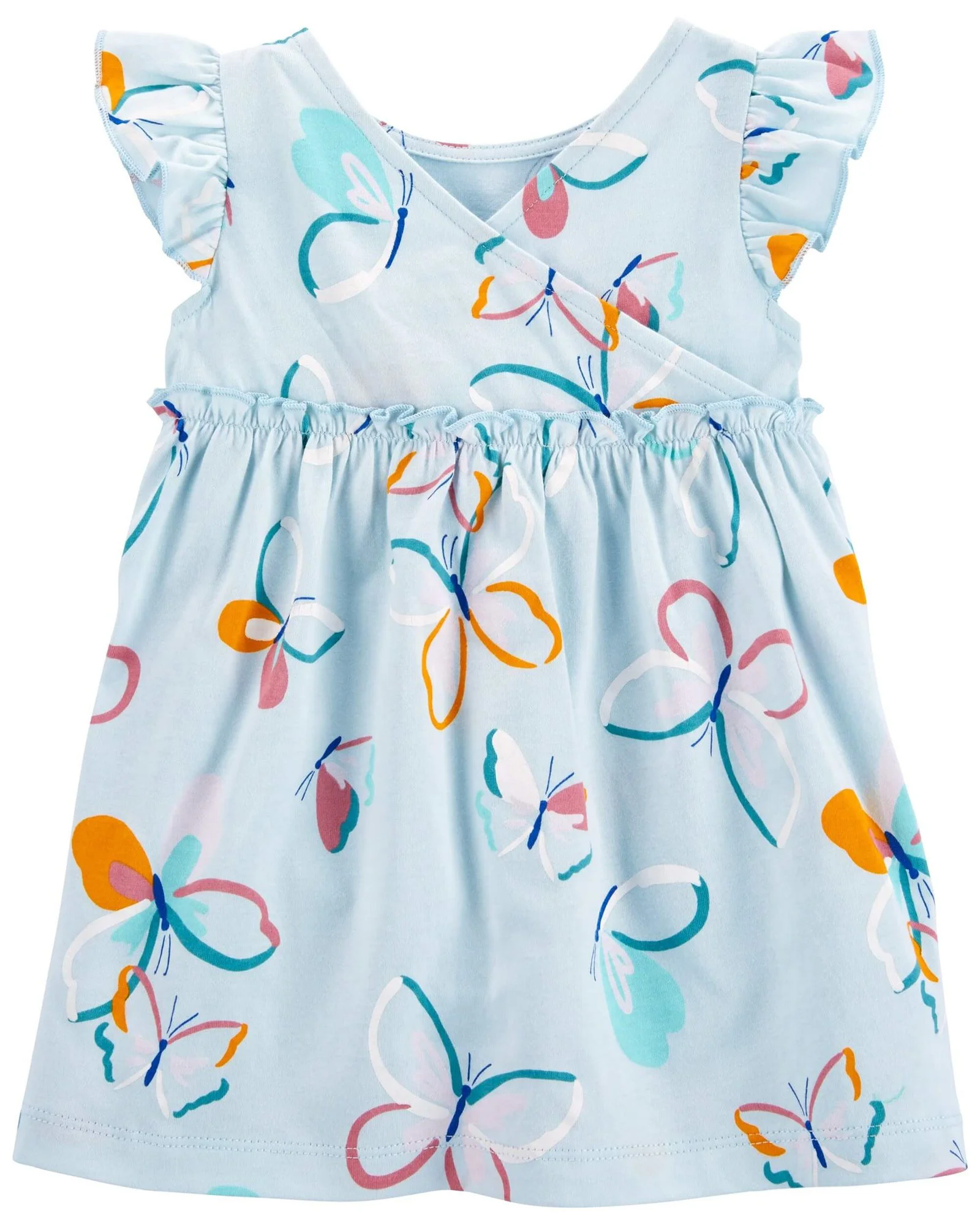 Carter's Голубое платье Бабочка
