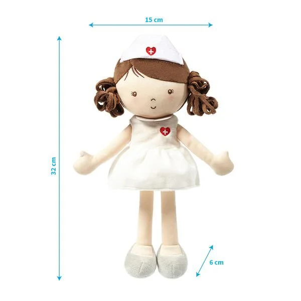 Papusa moale BabyOno Nurse Grace, 32 cm