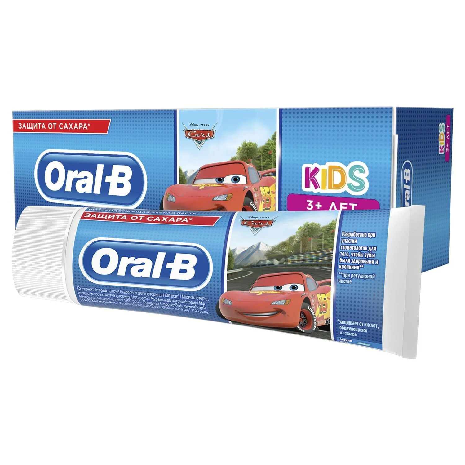 Зубная паста для детей  Oral-B Тачки (3 лет+), 75 мл