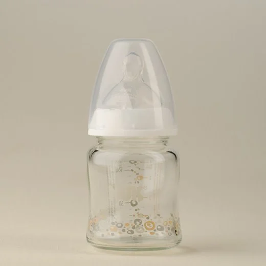 Biberon din sticla NUK First Choice cu tetina ortodontica din silicon (0-6 luni), 120 ml