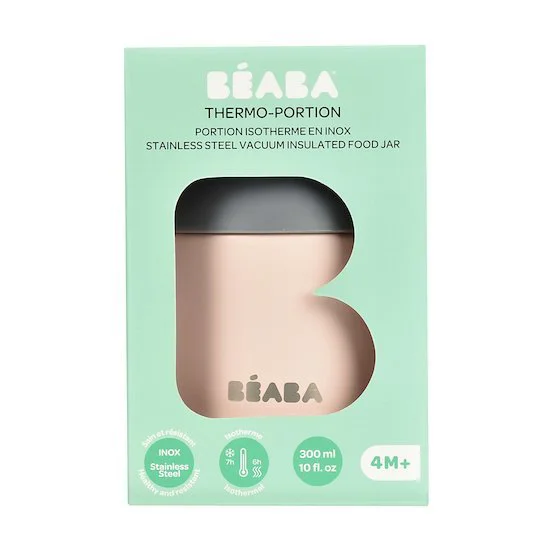 Termos pentru mancare Beaba Thermo-Portion Light Pink, 300 ml