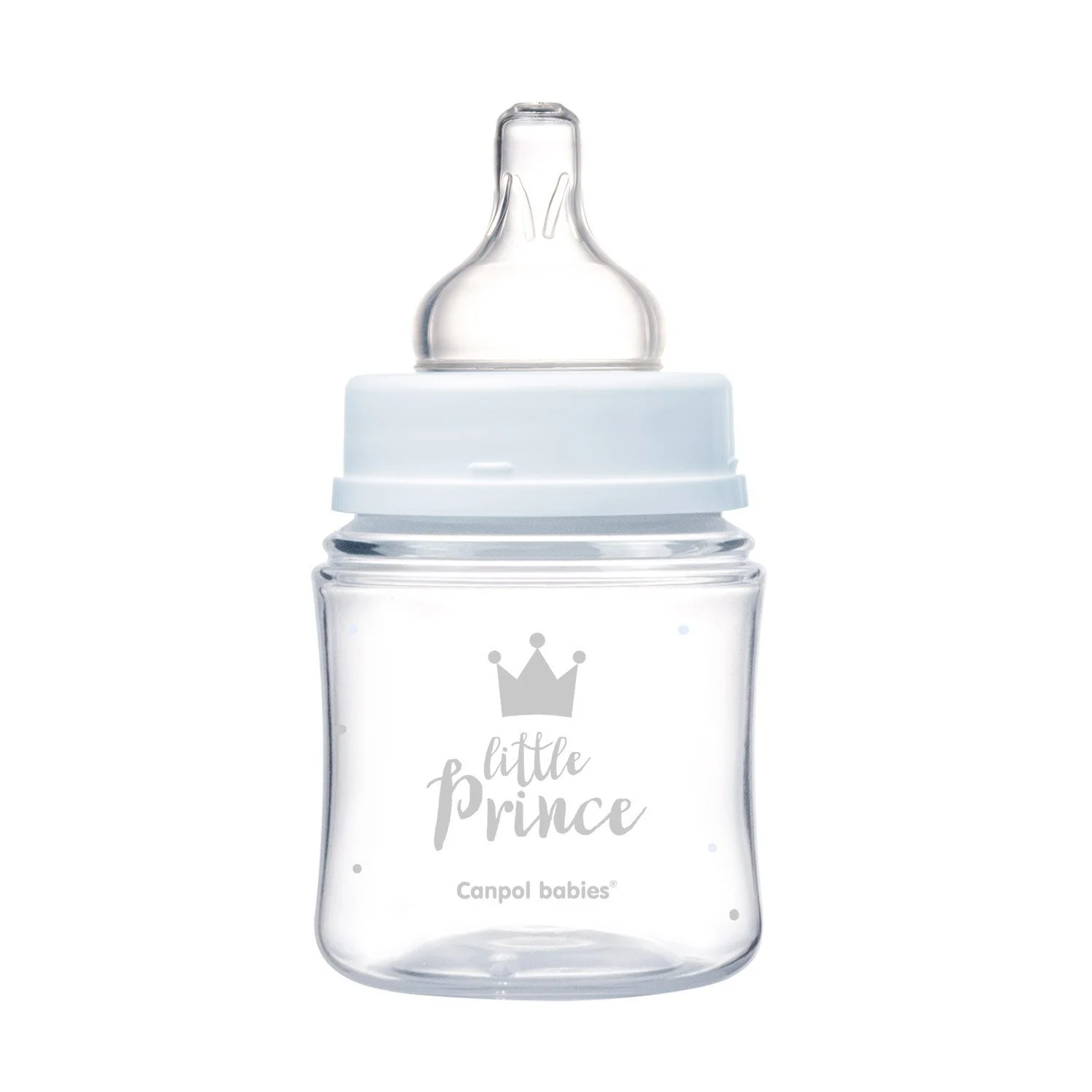 Biberon anticolic din plastic Canpol EasyStart Royal Baby (0+ luni), 120 ml